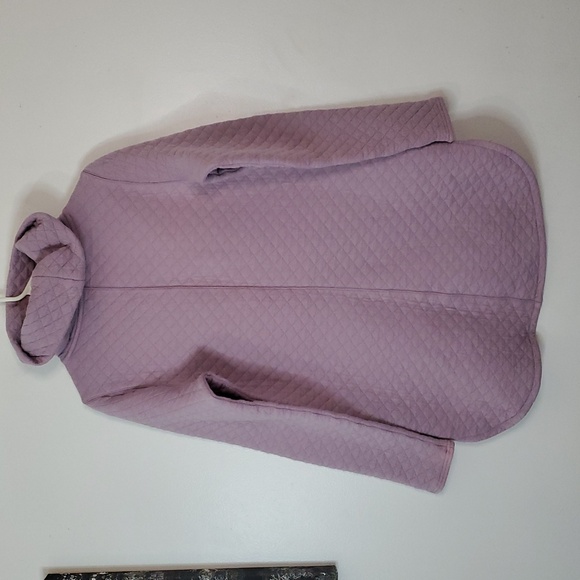 Womens Duluth Trading Quilted Funnelneck Tunic Pullover Size Small Big Pocket - Picture 4 of 9